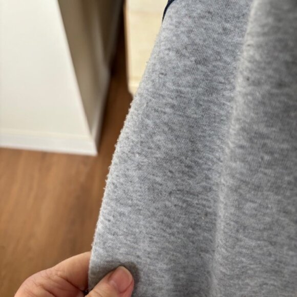 NY Yankees Reversible Hooded Bomber Jacket Fleece Sleeves Unisex Small/Medium - Picture 4 of 6